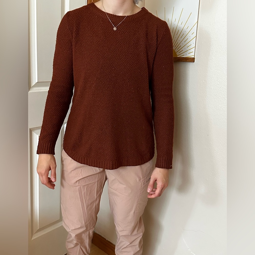 Pink Clover Knit Crew Sweater